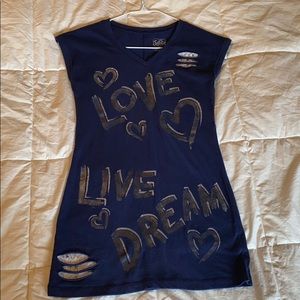 Justice tank top size 8